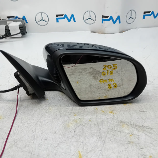 MERCEDES BENZ C-CLASS W205 DRIVER WING MIRROR OS GREY  A2058101616 FMM83