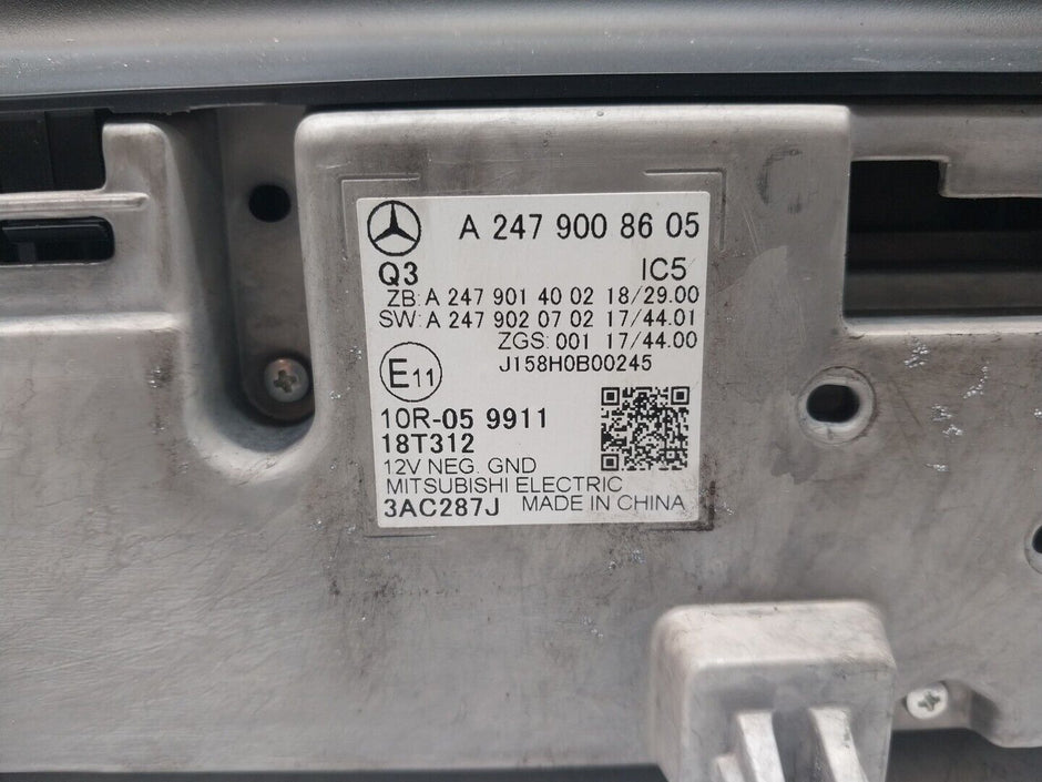 MERCEDES A CLASS 18-23 SPEEDOMETER CLOCKS INSTRUMENT CLUSTER A2479008605 FM00652