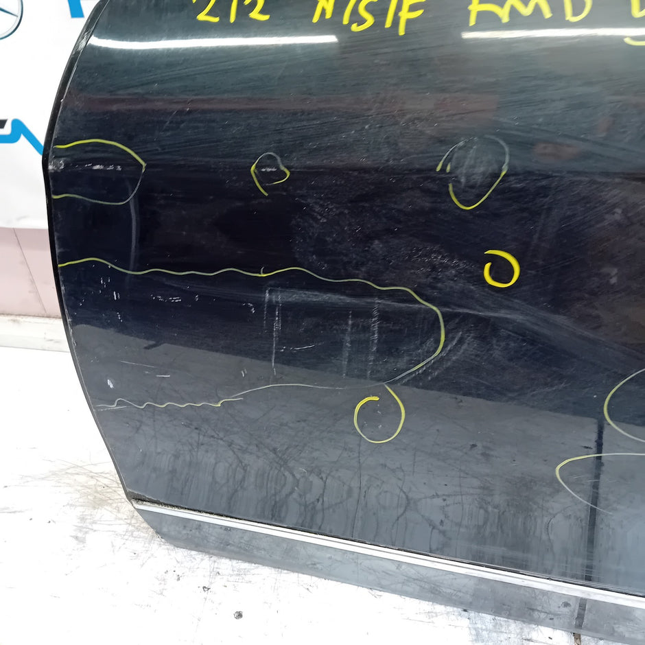 MERCEDES BENZ  E-CLASS W212 PASSENGER FRONT DOOR NSF 2015 COMPLETE BLACK FMD520