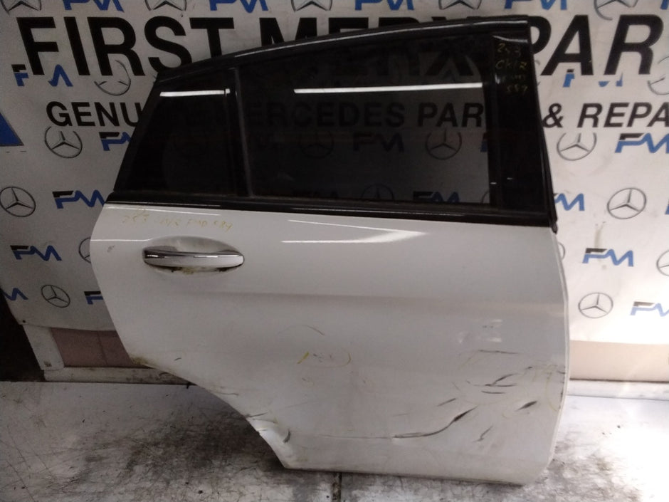 MERCEDES GLC X253  DRIVER REAR DOOR OSR WHITE 2016-22 FMD589