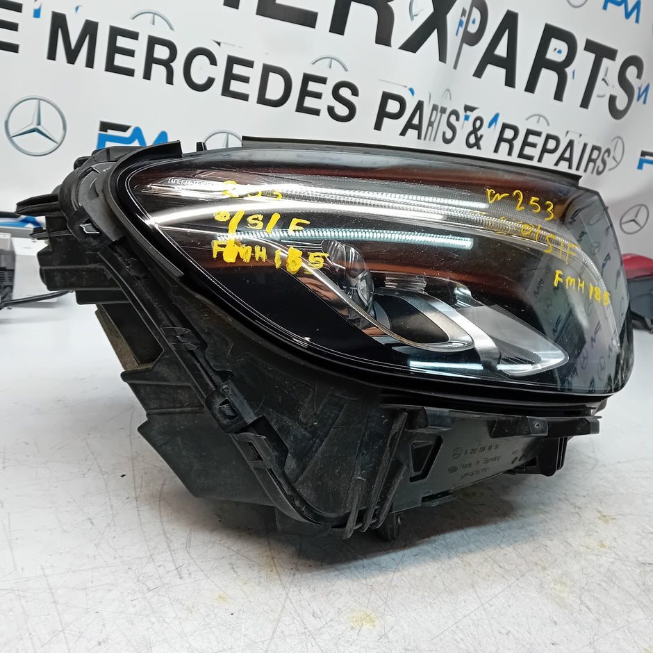 MERCEDES GLC W253 DRIVER HIGH PERFORM COMPLETE HEADLIGHT A2539065401 2016 FMH185