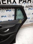 MERCEDES BENZ C-CLASS W205 DRIVER SIDE REAR DOOR O/S/R COMPLETE BLACK FMD77