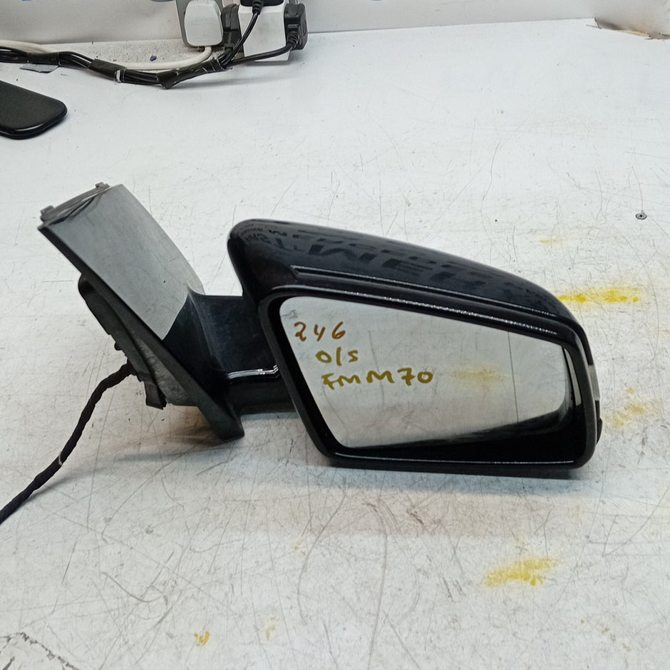MERCEDES B-CLASS W246 DRIVER WING MIRROR OSF BLACK A2468100301 FMM70