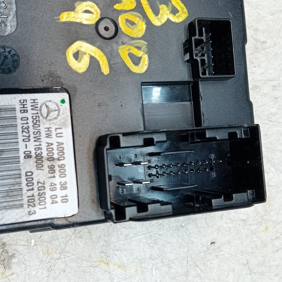 MERCEDES E-CLASS 2016 W213 AIR CONDITIONING CONTROL MODULE A0009003810 FM001296
