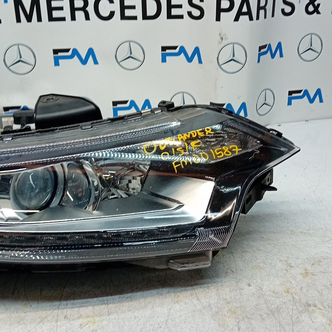 MITSUBISHI OUTLANDER MK3 2015 HEADLIGHT DRIVER OS LEFT L0094I 1U64 FM001587