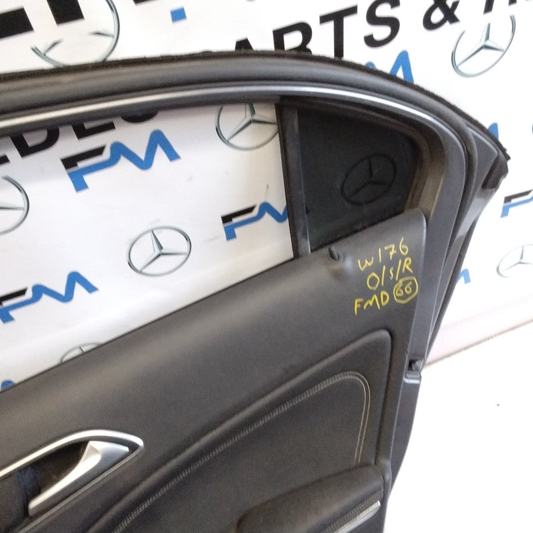 MERCEDES BENZ A-CLASS W176 DRIVER SIDE REAR DOOR O/S/R COMPLETE GREY FMD66 