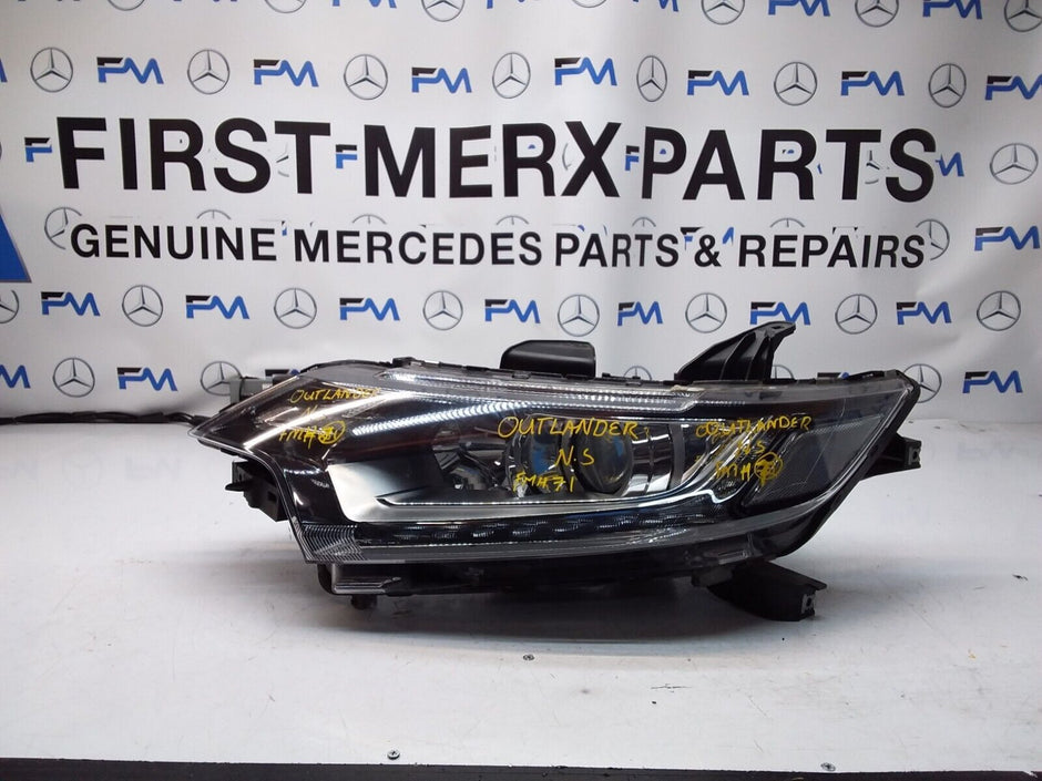 MITSUBISHI OUTLANDER MK3 2016 HEADLIGHT PASSENGER SIDE LEFT L0094I OBL8 FMH71