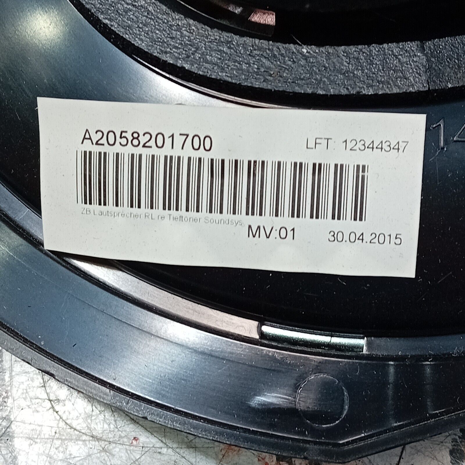 MERCEDES EQC 400 AMG 2020-2024 DRIVER SIDE FRONT SUBWOOFER SPEAKER A2058201700