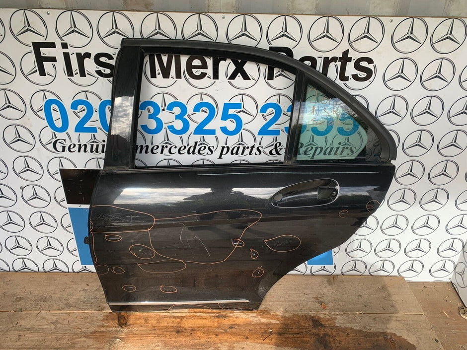 2008-2014 MERCEDES C-CLASS W204 NEARSIDE LEFT PASSENGER REAR DOOR SALOON