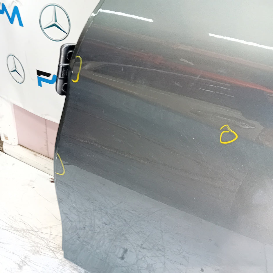 MERCEDES C-CLASS W205 PASSENGER REAR DOOR NSR GREY 2016 COMPLETE FMD484