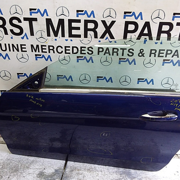 MERCEDES E-CLS C207 COUPE PASSENGER FRONT DOOR NSF 2009-16 COMPLETE FMD617