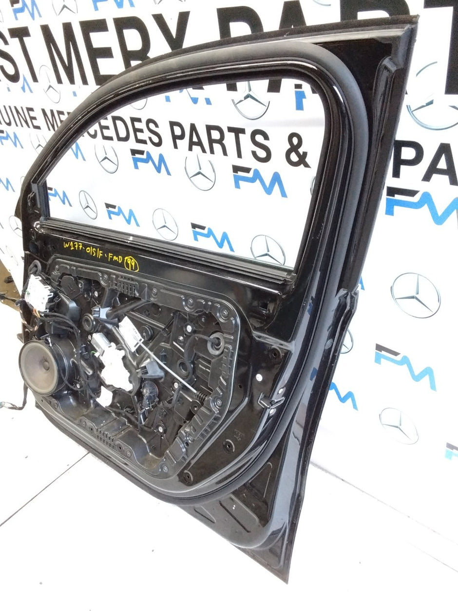 MERCEDES BENZ  A-CLASS W177 DRIVER SIDE FRONT DOOR O/S/F BLACK FMD99