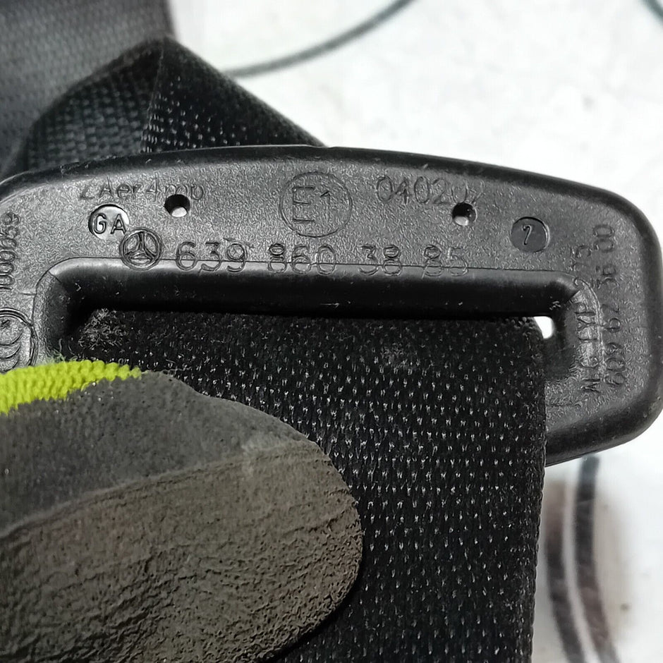 MERCEDES VITO CDI E5 PANEL VAN 2003-2013 SEAT BELT - DRIVER FRONT A6398603885