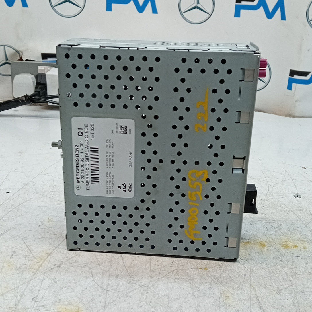 MERCEDES BENZ S-CLASS W222  2014-2021  RADIO TUNER BOX  A2229009211 FM001553