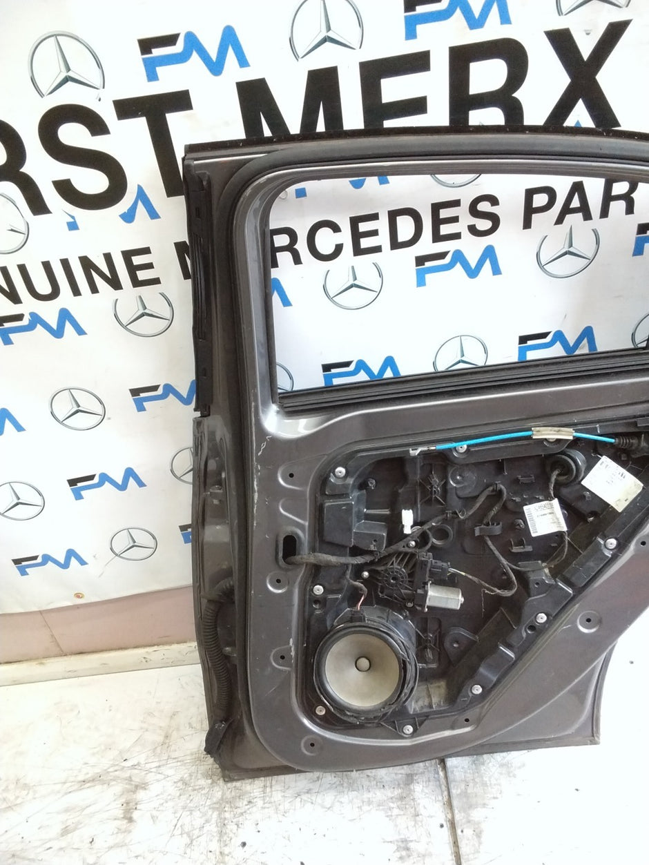 MERCEDES BENZ A-CLASS W176 SLN DRIVER REAR DOOR OSR GREY 2012-2018 FMD322