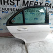 MERCEDES C-CLASS W204 SLN DRIVER REAR DOOR OSR WHITE 2008-2014 COMPLETE FMD441