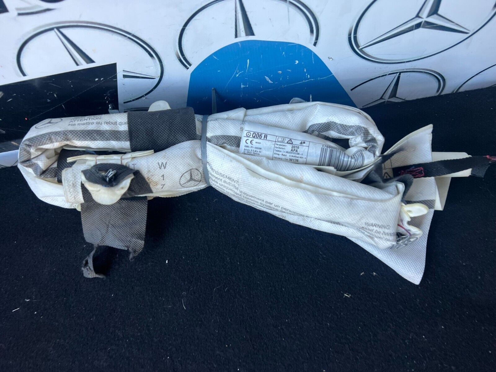 Mercedes W176 Head Airbag Roof Curtain Right O/S A1768600202