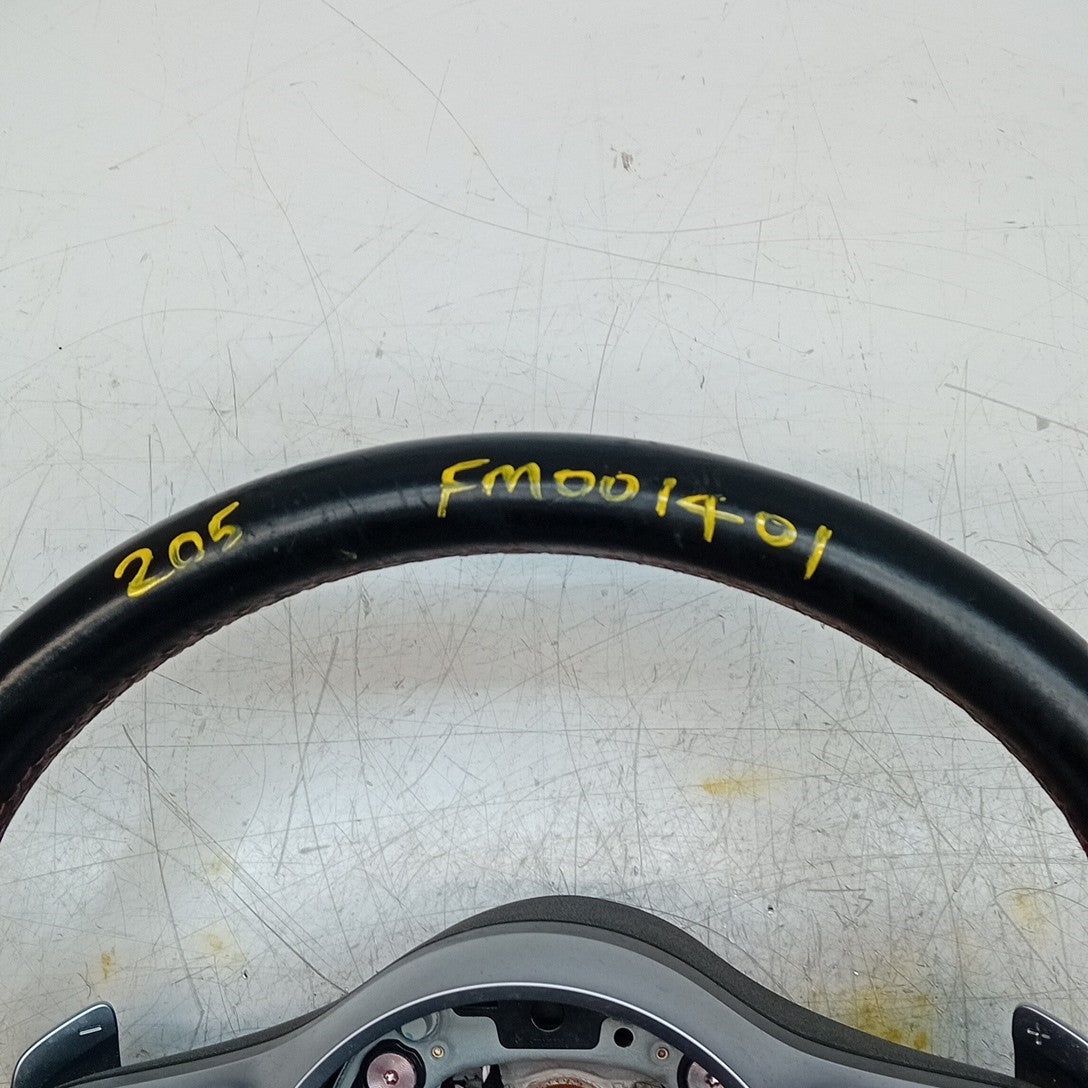 MERCEDES W205 C-CLASS MULTIFUNCTION STEERING WHEEL FL 2014 A0050004599 FM001401