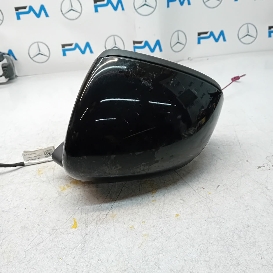 MERCEDES A-CLASS  W177 PASSENGER SIDE WING MIRROR A1778105304 BLACK FMM34