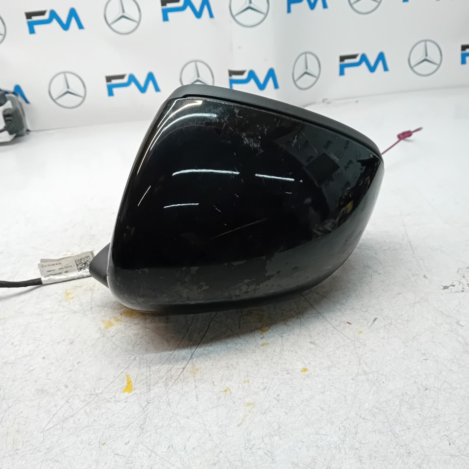 MERCEDES A-CLASS  W177 PASSENGER SIDE WING MIRROR A1778105304 BLACK FMM34