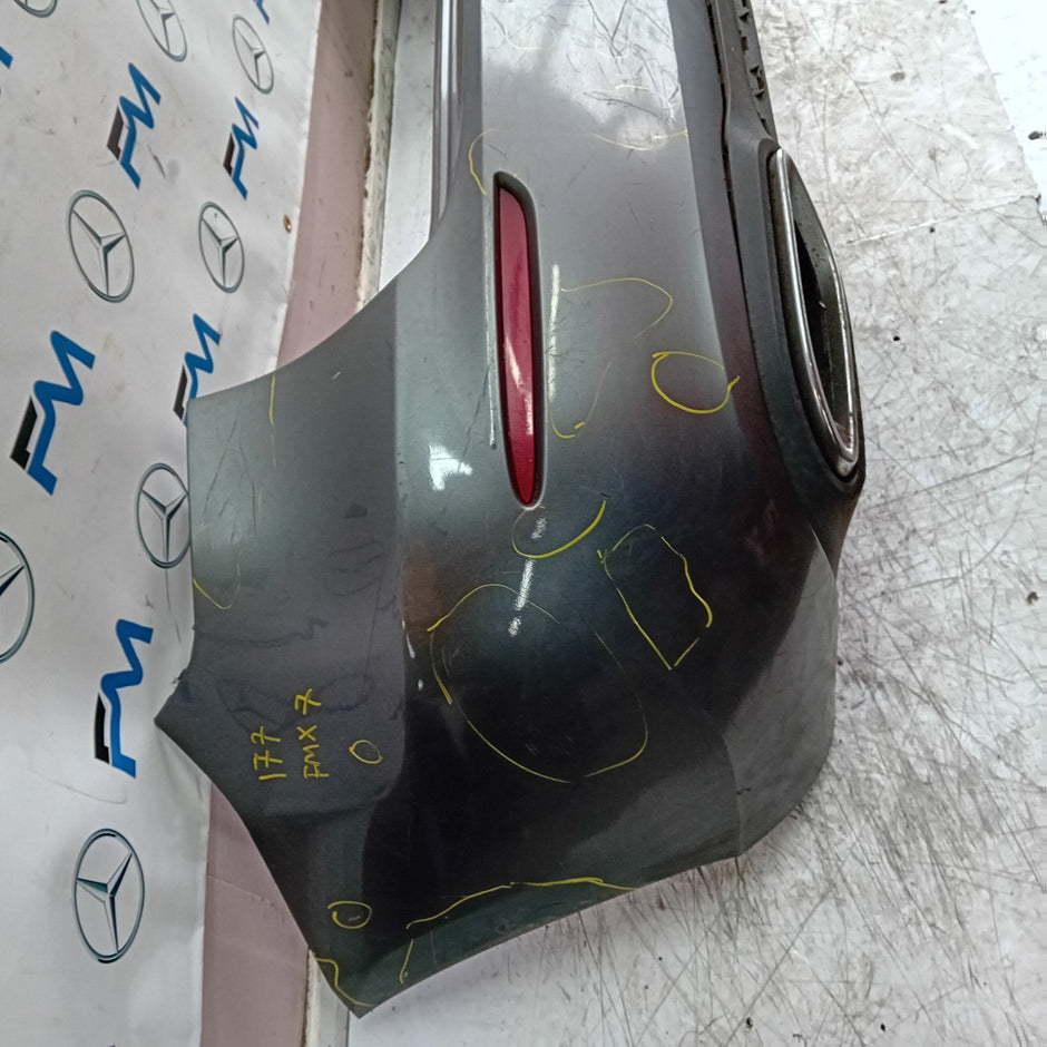 MERCEDES BENZ  A-CLASS W177 REAR BUMPER A1778804801 2018 GREY COMPLETE FMX7