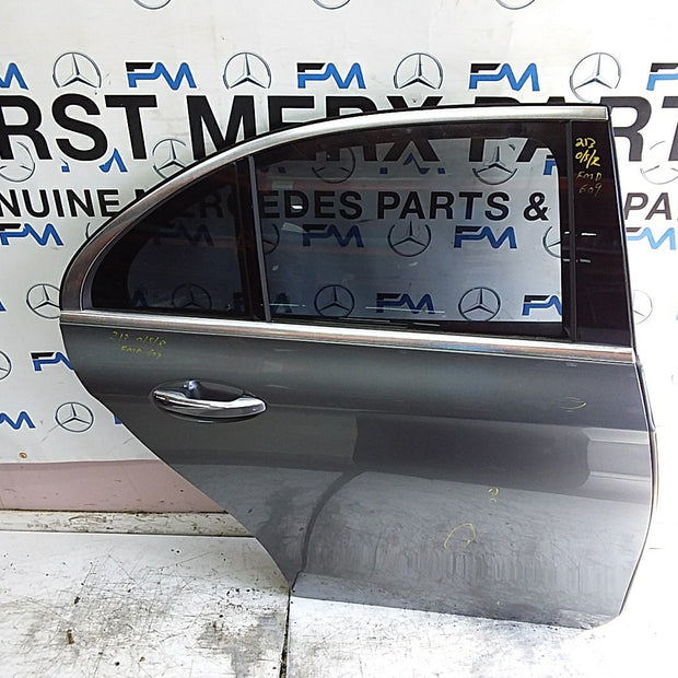 MERCEDES E-CLS W213 SLN DRIVER REAR DOOR OSR GREY 2016 ONWARDS COMPLETE FMD609
