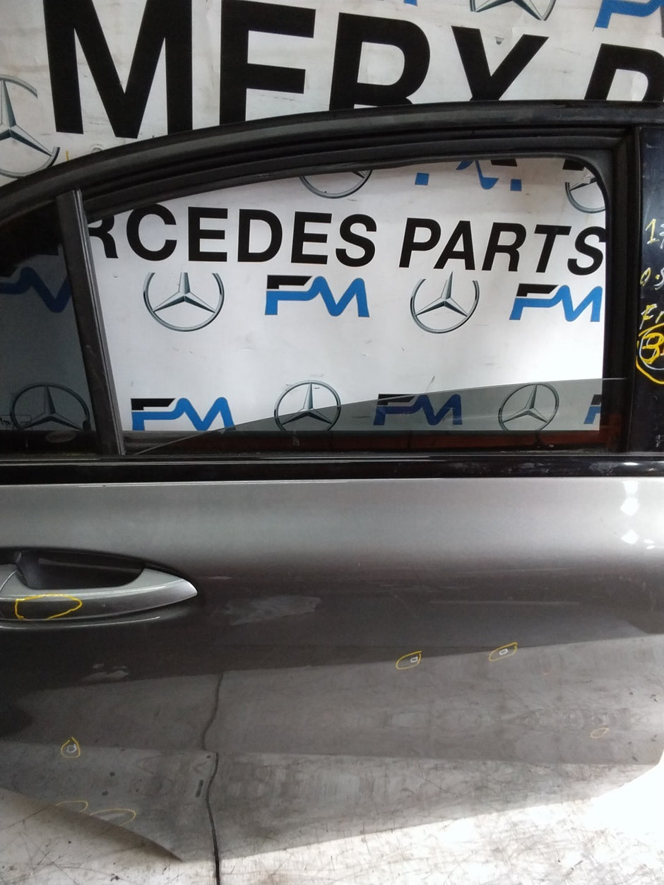 MERCEDES A-CLASS W176 DRIVER REAR DOOR OSR GREY 2012-18 COMPLETE FMD347