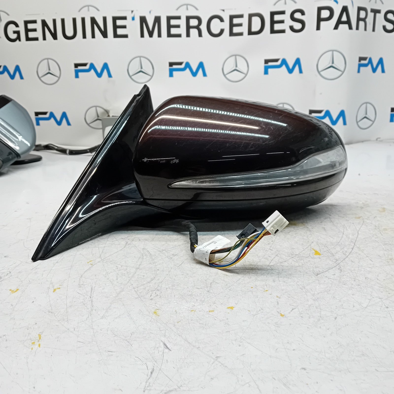 MERCEDES S-CLASS W222 PASSENGER SIDE WING MIRROR BROWN A2228101301 PL FMM45