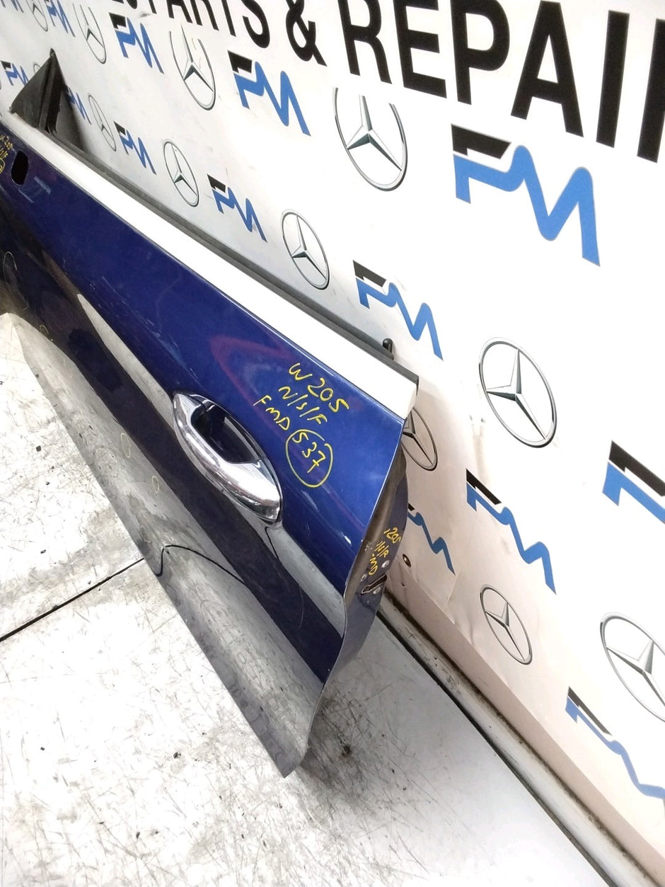 MERCEDES BENZ C-CLASS W205  PASSENGER FRONT DOOR NSF BLUE 2015-21  FMD537
