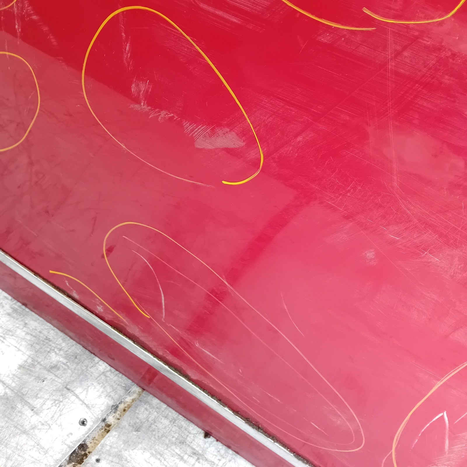 MERCEDES C-CLASS W204 SLN DRIVER FRONT DOOR OSF RED 2008-14 FMD456