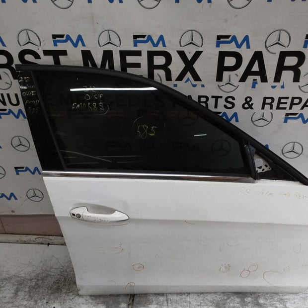MERCEDES BENZ   E-CLASS W212  DRIVER FRONT DOOR OSF WHITE 2009-16  FMD585