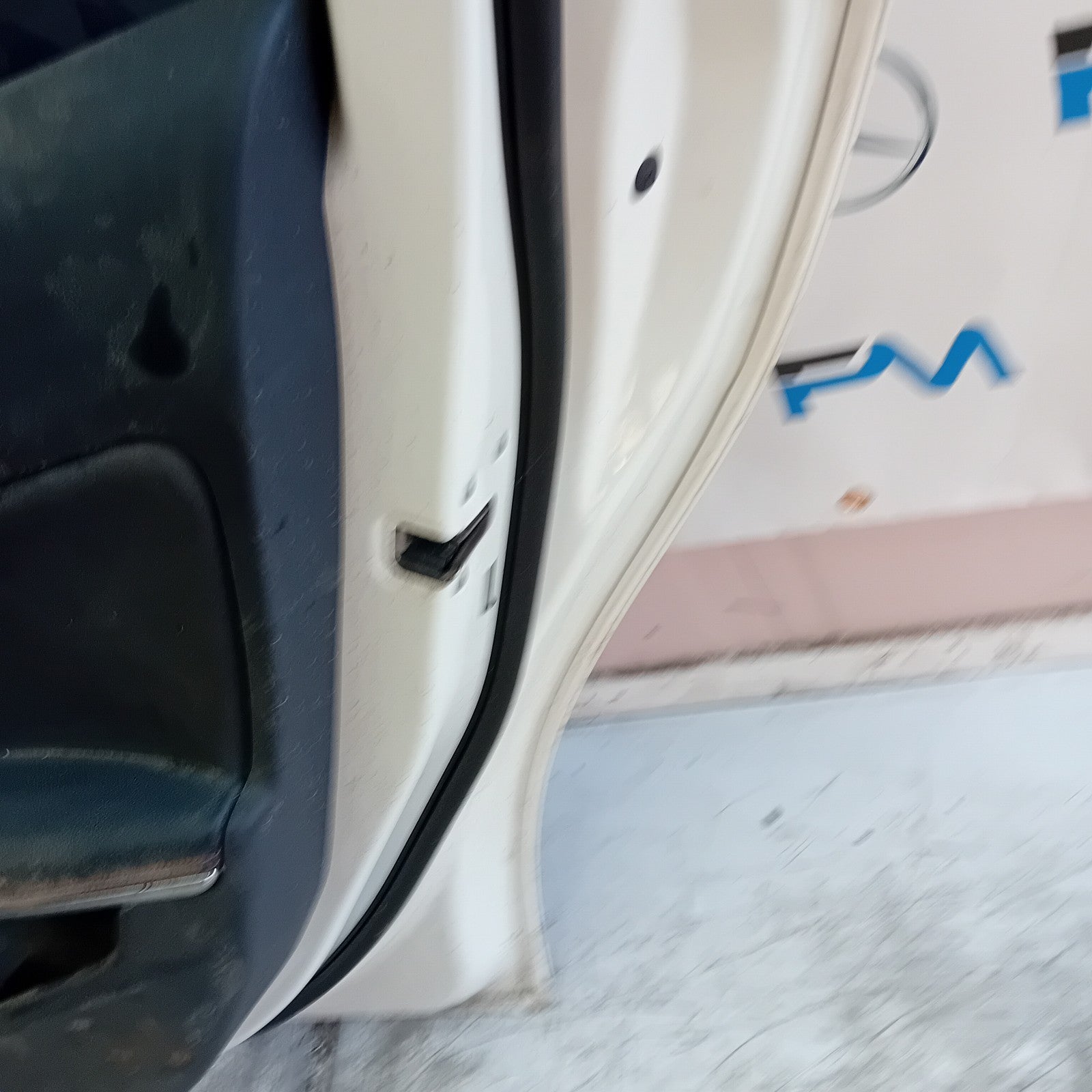 MERCEDES A-CLASS W176 DRIVER REAR DOOR OSR 2012-18 WHITE COMPLETE FMD358