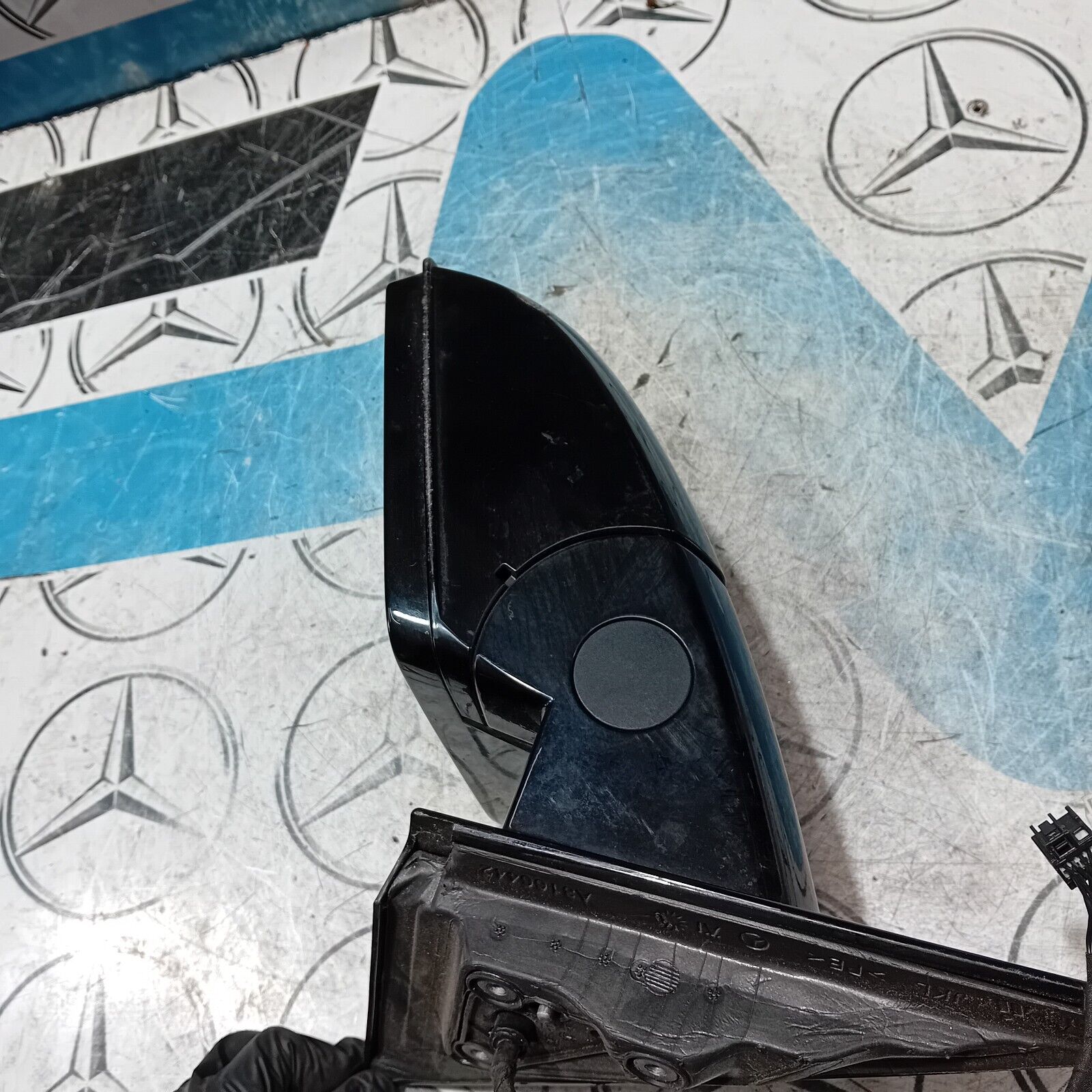 MERCEDES E CLASS DOOR MIRROR RIGHT POWERFOLD BLACK  A2078100200  2009-17