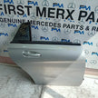 MEECEDES CLA W117 ESTATE PASSENGER REAR DOOR NSR 2013-19 SILVER COMPLETE FMD287