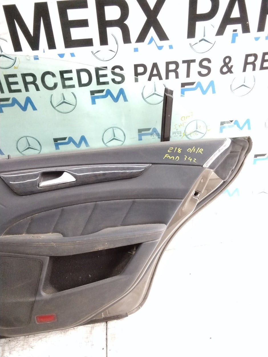 MERCEDES CLS W218 COU DRIVER REAR DOOR OSR BROWN 2018 ON COMPLETE FMD342