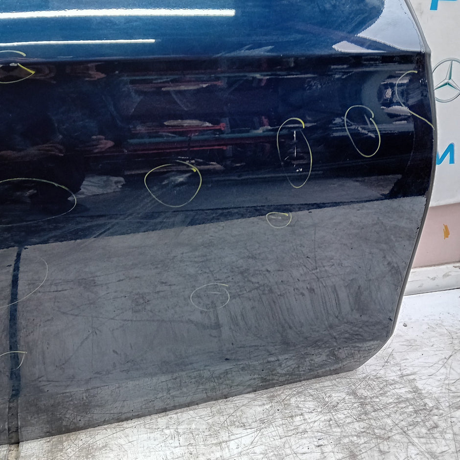 MERCEDES E-CLASS W213 SLN DRIVER REAR DOOR OSR BLUE 2016 ON COMPLETE FMD270