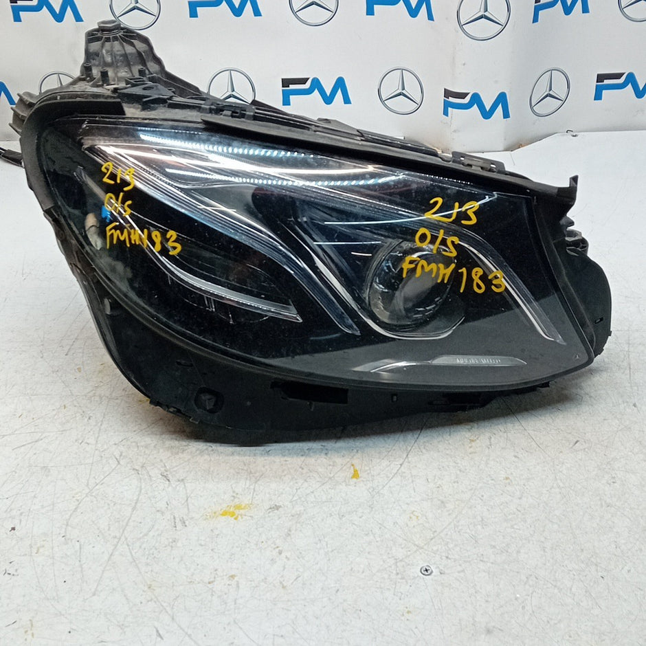 MERCEDES E-CLASS DRIVER MULTIBEAM COMPLETE HEADLIGHT A2139061804 2016 FMH183