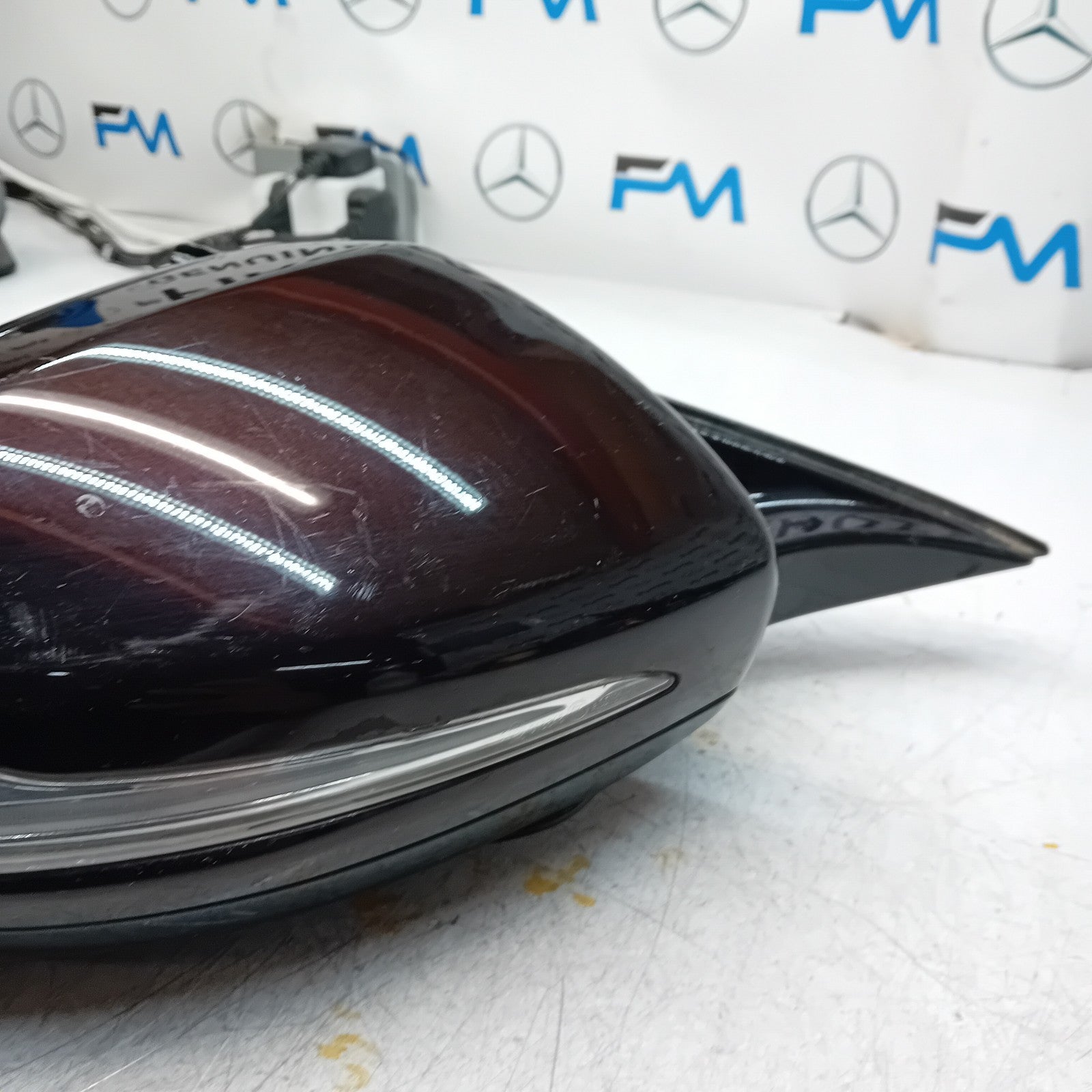 MERCEDES S-CLASS W222 DRIVER SIDE WING MIRROR BROWN A2228101601 PL FMM44