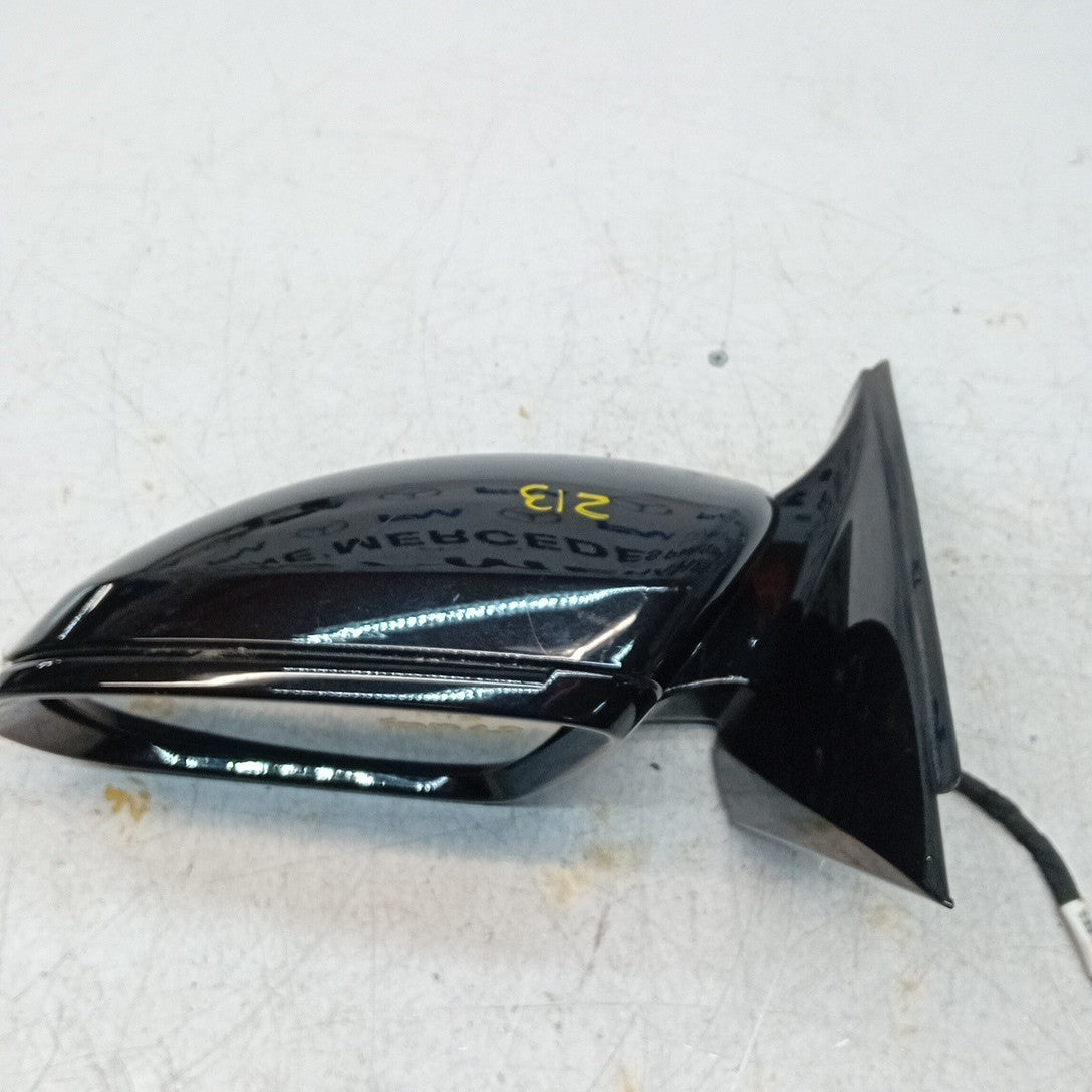 MERCEDES E-CLASS W213 PASSENGER SIDE WING MIRROR BLACK A2138102500 PL 2016 FMM49