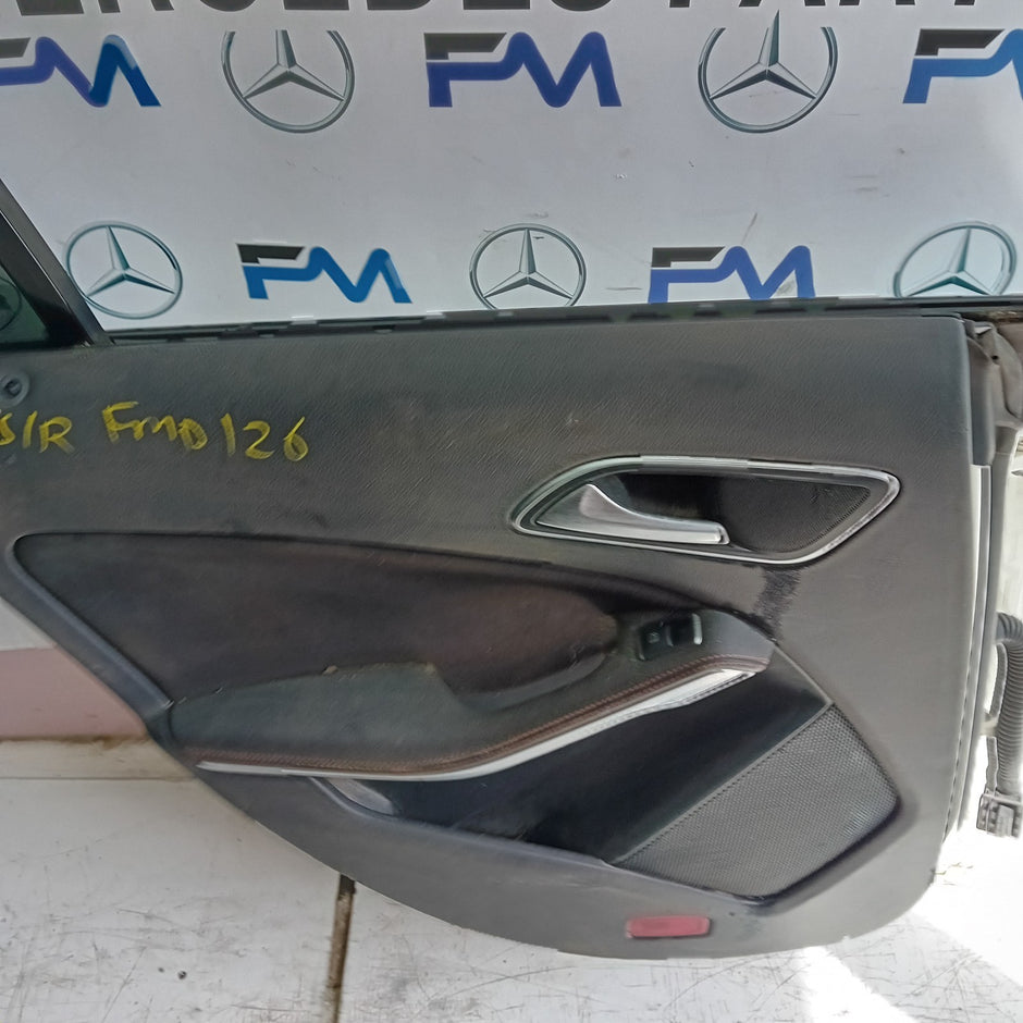 MERCEDES BENZ CLA W117 PASSENGER SIDE RESR DOOR N/S/R WHITE FMD126