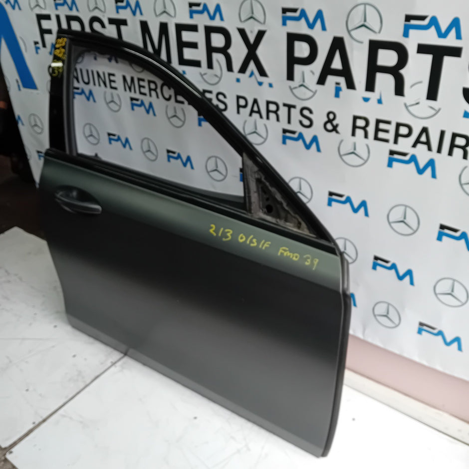 MERCEDES E-CLASS W213 DRIVER SIDE FRONT DOOR O/S/F COMPLETE GREY FMD39
