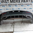 MERCEDES BENZ C-CLASS W205 COUPE REAR BUMPER 2015 BLACK FMX57