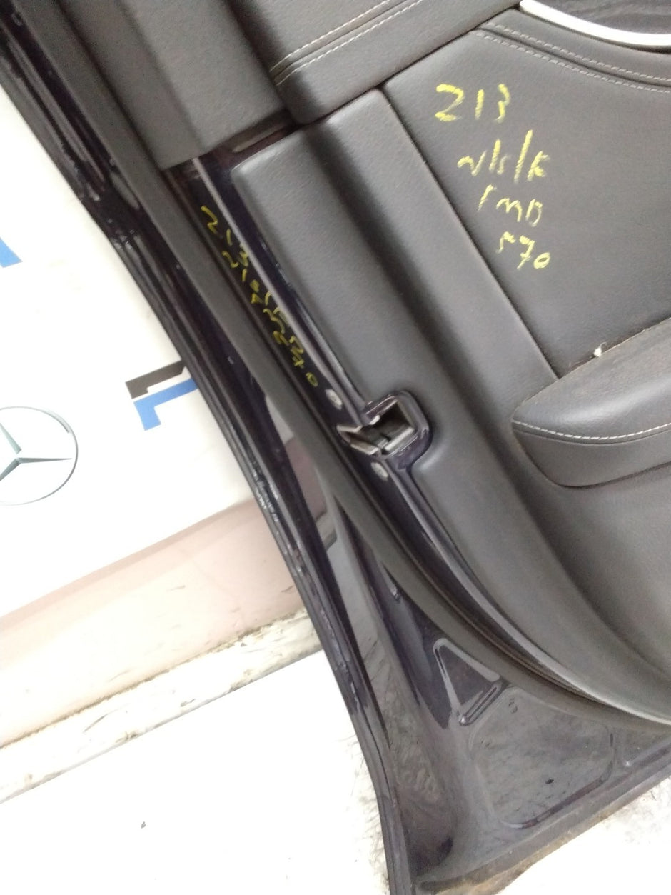 MERCEDES E-CLASS W213 SLN PASSENGER FRONTDOOR NSF BLUE 2016-2023 COMPLETE FMD570