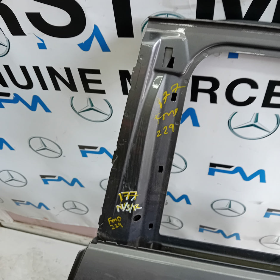 MERCEDES A-CLASS W177 PASSENGER REAR DOOR NSR GREY 2018 ON FMD229