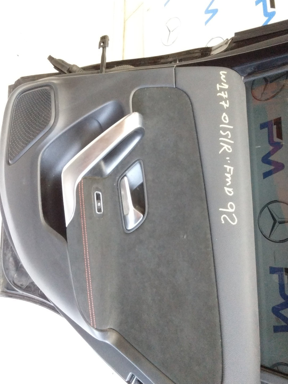 MERCEDES BENZ  A-CLASS W177 DRIVER SIDE REAR DOOR O/S/R COMPLETE BLACK FMD92