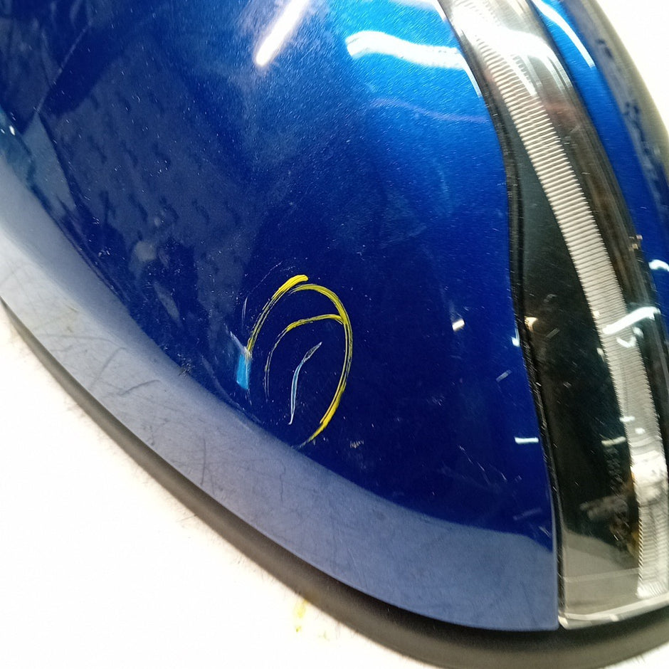 MERCEDES C-CLASS W205 DRIVER WING MIRROR OSF BLUE A2058106416 PL FMM71