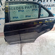MERCEDES E-CLASS W212 PASSENGER REAR DOOR N/S/R BLACK COMPLETE 2009-16 FMD153
