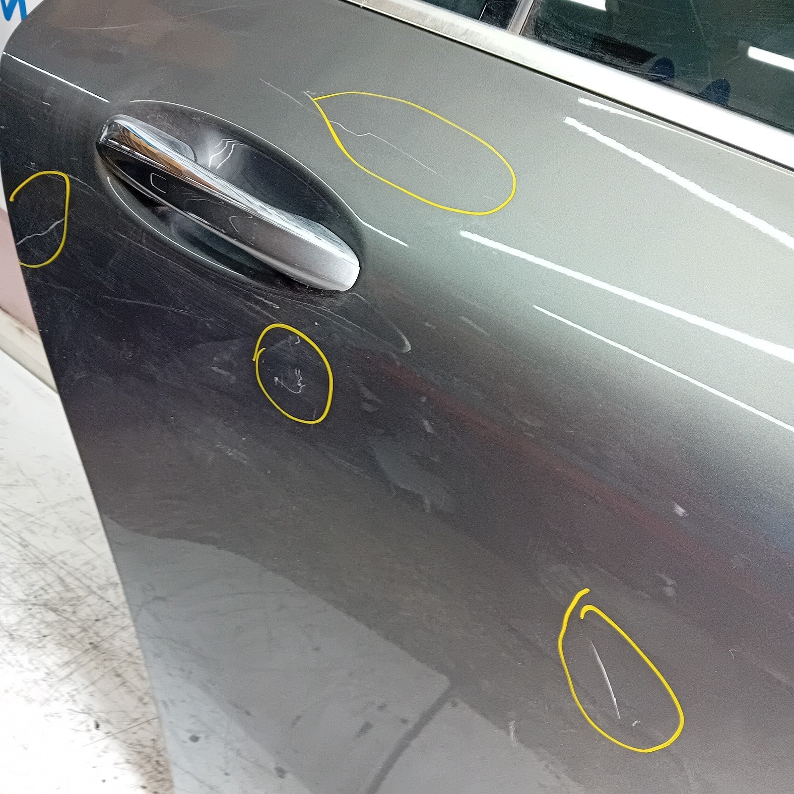 MERCEDES BENZ CLA C118 DRIVER REAR DOOR OSR GREY 2019 ON COMPLETE FMD201