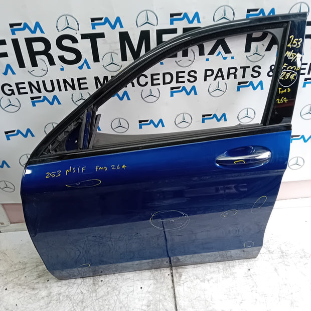 MERCEDES BENZ GLC X253 PASSENGER FRONT DOOR NSF BLUE 2016 ON COMPLETE FMD264
