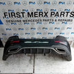 MERCEDES BENZ  A-CLASS W177 REAR BUMPER 2018 A1778800002 BLACK COMPLETE FMX23